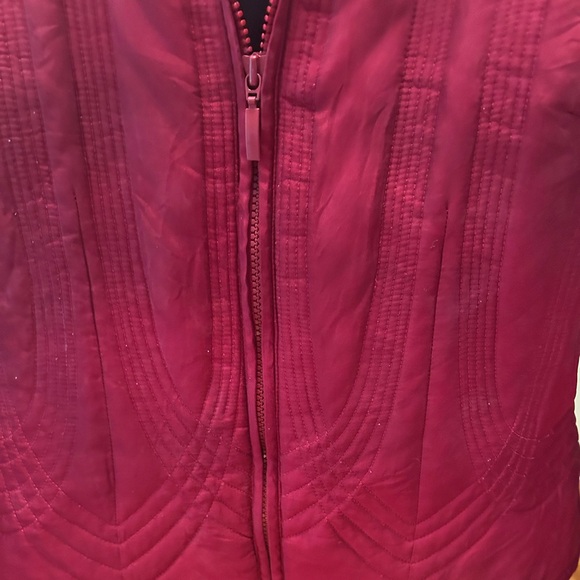 Small Tribal Cranberry Red Jacket - Picture 1 of 5